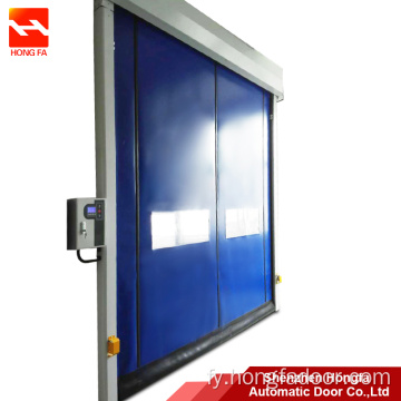 Sels genêzen stof-gerdyn PVC High-Speed ​​Door